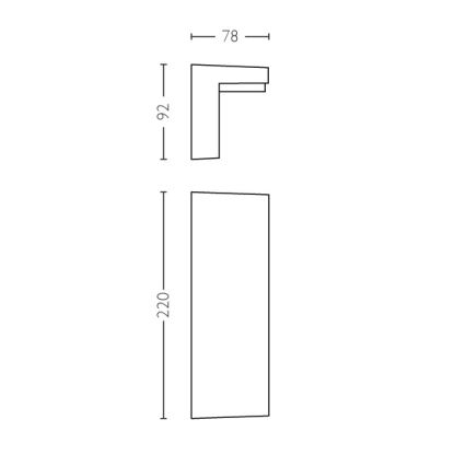 Philips - LED Zunanja stenska svetilka 2xLED/4,5W/230V IP44