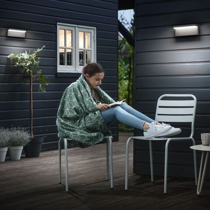 Philips 16483/93/P3 - LED zunanja stenska svetilka MYGARDEN BUSTAN 2xLED/4,5W