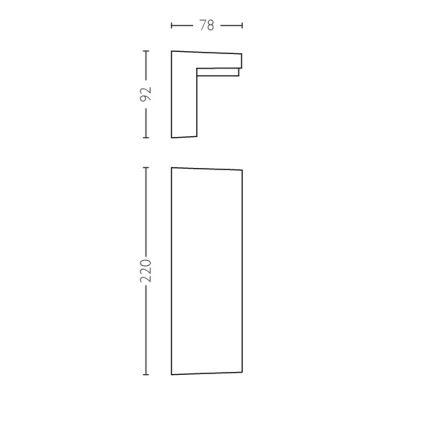 Philips - LED Zunanja stenska svetilka 2xLED/4,5W/230V IP44