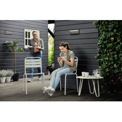Philips 16483/93/P3 - LED zunanja stenska svetilka MYGARDEN BUSTAN 2xLED/4,5W