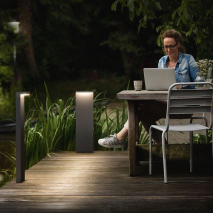 Philips 16486/93/P0 - LED Zunanja stebrna svetilka MYGARDEN BUSTAN 2xLED/4,5W