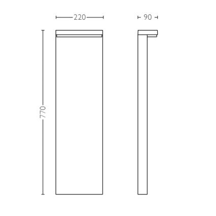 Philips - LED Zunanja svetilka 2xLED/4,5W/230V IP44