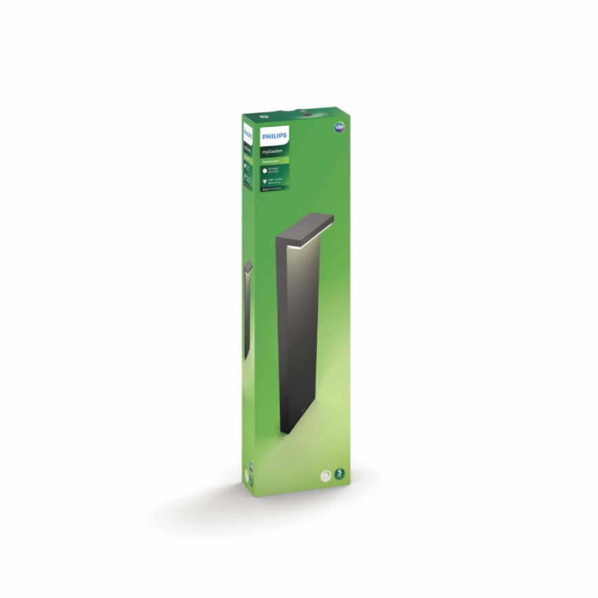 Philips 16486/93/P0 - LED Zunanja stebrna svetilka MYGARDEN BUSTAN 2xLED/4,5W