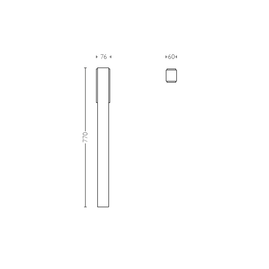 Philips - LED Zunanja svetilka 2xLED/4,5W/230V IP44