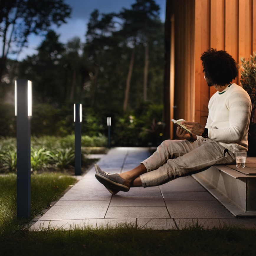 Philips 16489/93/P3 - Zunanja stebrna luč MYGARDEN STRATOSPHERE 2xLED/4,5W