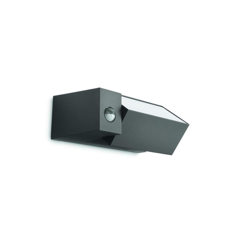 Philips 16943/93/16 - Zunanja svetilka s senzorjem MYGARDEN BORDER 1xE27/23W/230V