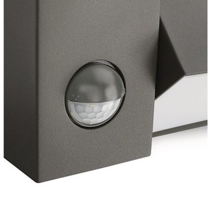 Philips 16943/93/16 - Zunanja svetilka s senzorjem MYGARDEN BORDER 1xE27/23W/230V
