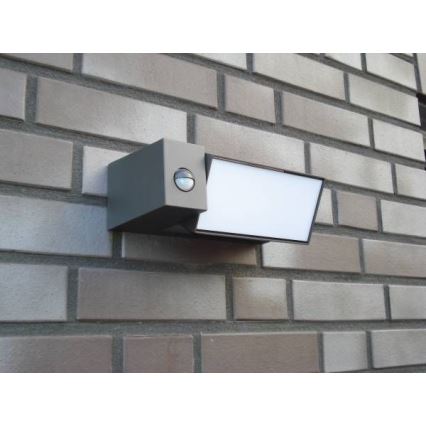 Philips 16943/93/16 - Zunanja svetilka s senzorjem MYGARDEN BORDER 1xE27/23W/230V