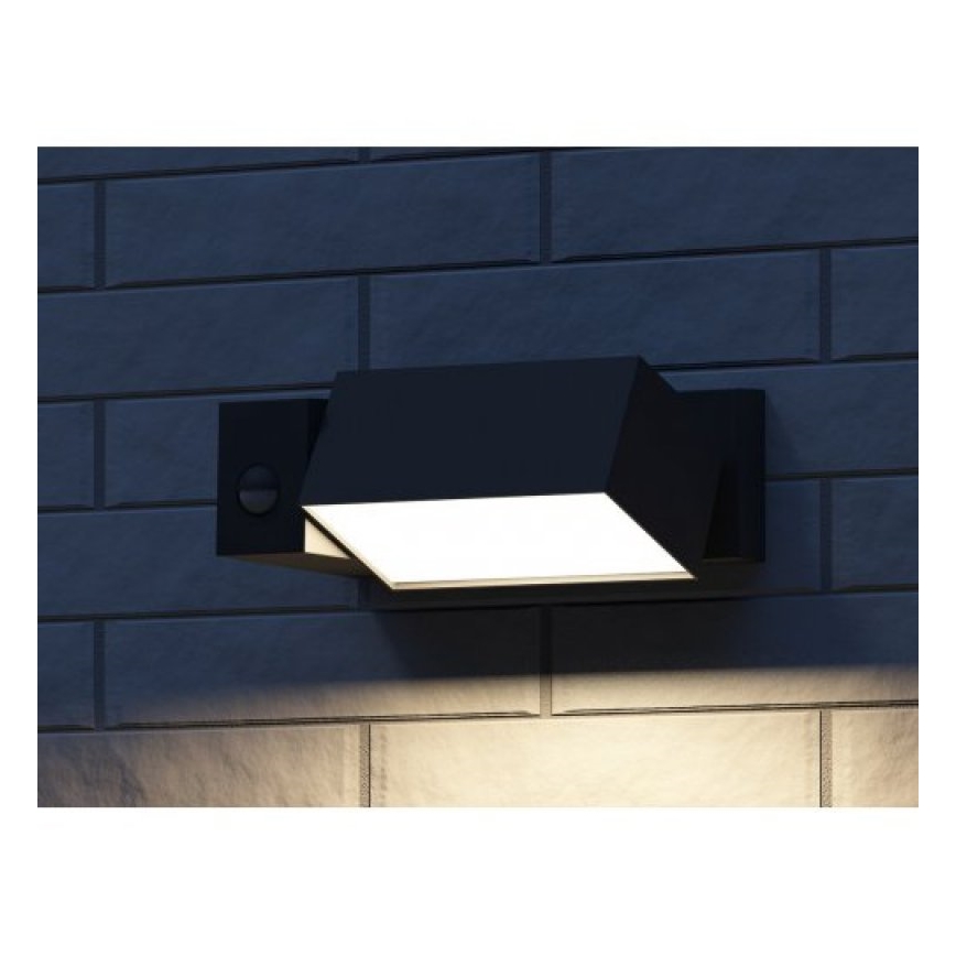 Philips 16943/93/16 - Zunanja svetilka s senzorjem MYGARDEN BORDER 1xE27/23W/230V