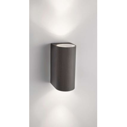Philips 17102/86/16 - Zunanja stenska svetilka MYGARDEN NIGHTINGALE 2xGU10/35W