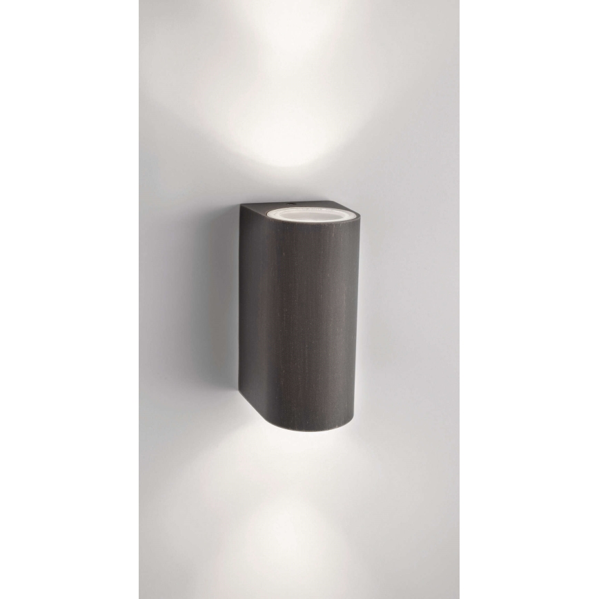 Philips 17102/86/16 - Zunanja stenska svetilka MYGARDEN NIGHTINGALE 2xGU10/35W