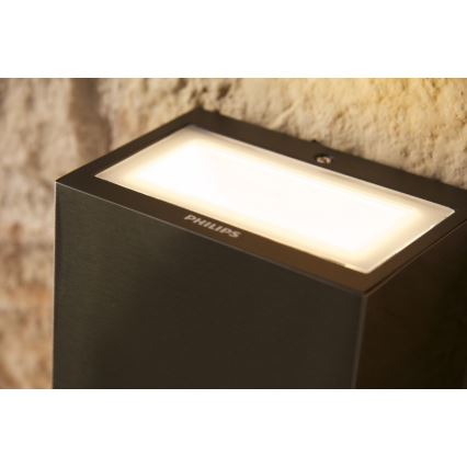 Philips 17209/47/16 - Zunanja stenska svetilka FLAGSTONE 3xLED/1W/230V IP44