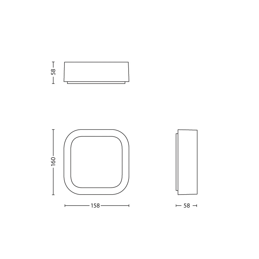Philips - LED zunanja svetilka 1xLED/3W/230V IP44