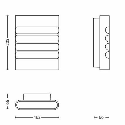 Philips - LED Zunanja razsvetljava 1xLED/3W/230V IP44