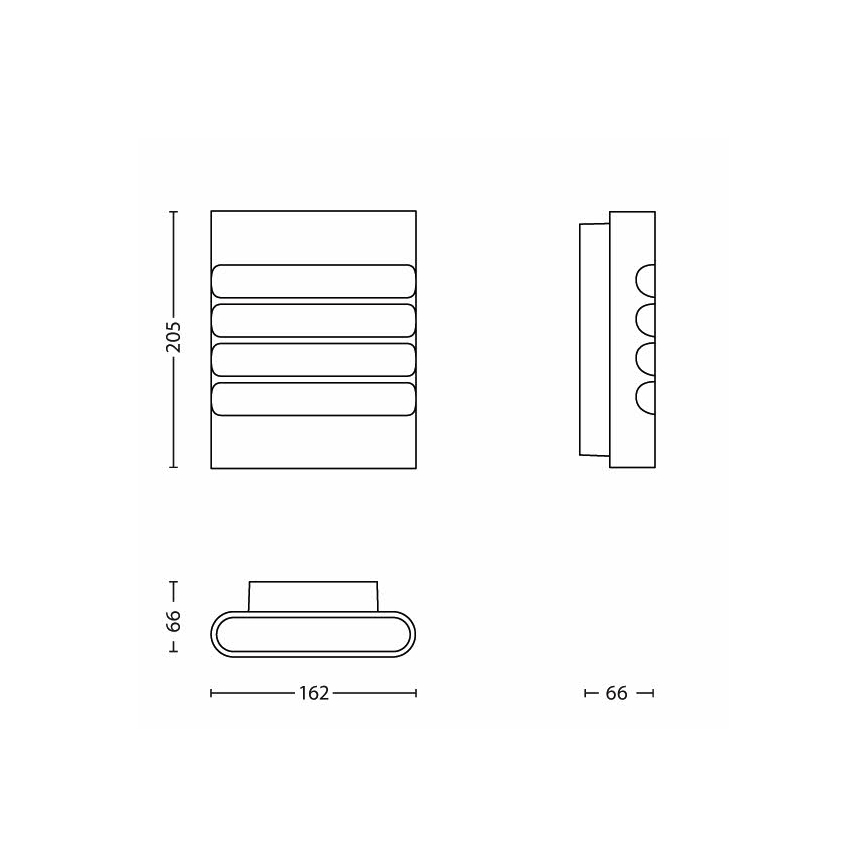 Philips - LED Zunanja razsvetljava 1xLED/3W/230V IP44