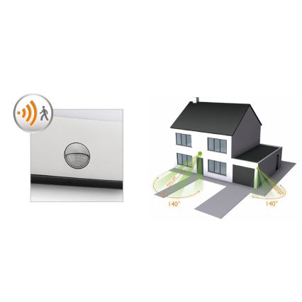 Philips - LED zunanja svetilka s senzorjem LED/3W IP44