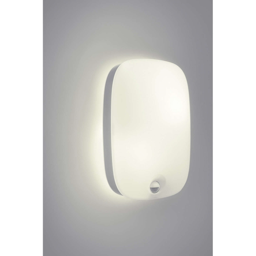 Philips 17278/47/16 - Zunanja stenska svetilka s senzorjem DANDELION 2xE27/20W