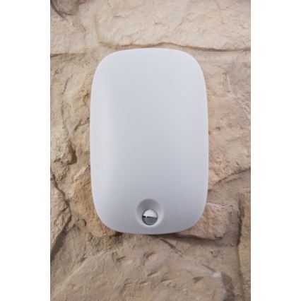 Philips 17278/47/16 - Zunanja stenska svetilka s senzorjem DANDELION 2xE27/20W