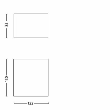 Philips - LED Zunanja stenska svetilka LED/3W/230V IP44