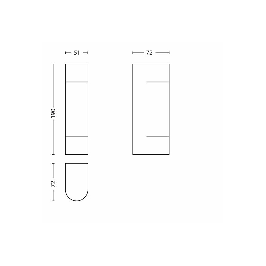 Philips - LED Zunanja razsvetljava 2xLED/1W/230V IP44