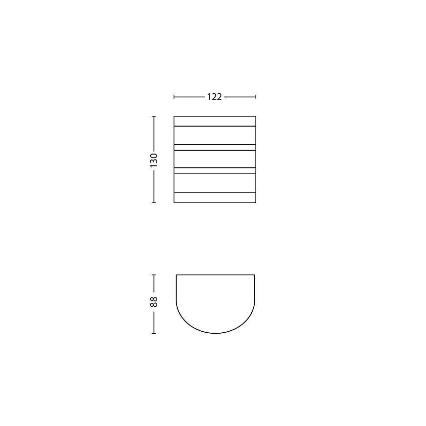 Philips - LED zunanja svetilka LED/3W/230V IP44