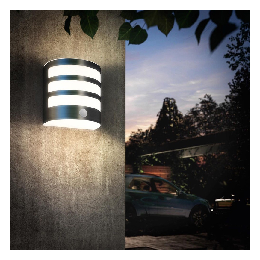 Philips - LED Zunanja stenska svetilka s senzorjem 1xLED/3W IP44