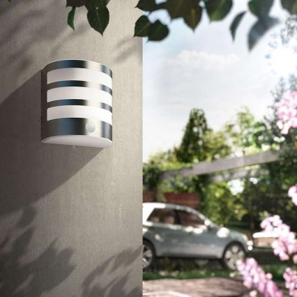 Philips - LED zunanja stenska svetilka s senzorjem LED/3W IP44