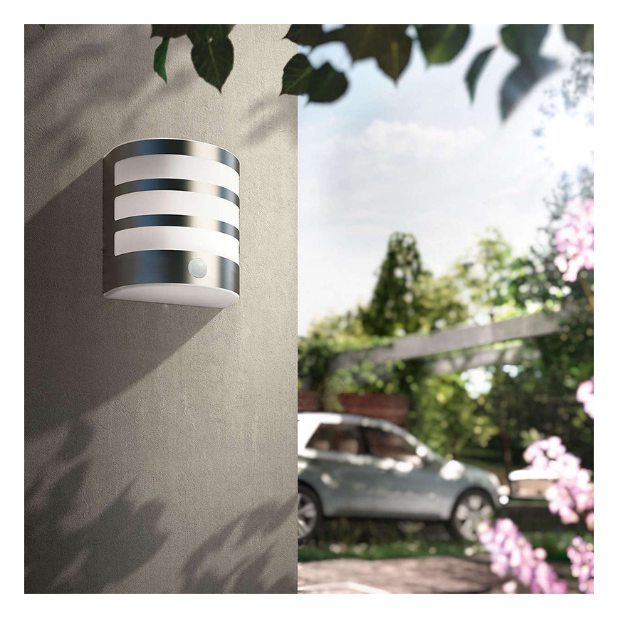 Philips - LED zunanja stenska svetilka s senzorjem LED/3W IP44