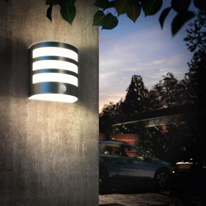 Philips - LED zunanja stenska svetilka s senzorjem LED/3W IP44