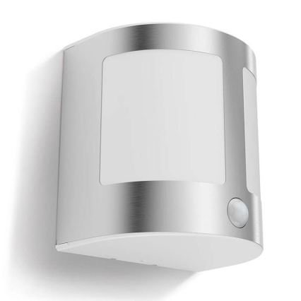 Philips 17316/47/16 - LED zunanja stenska svetilka s senzorjem PARROT 1xLED/3,5W