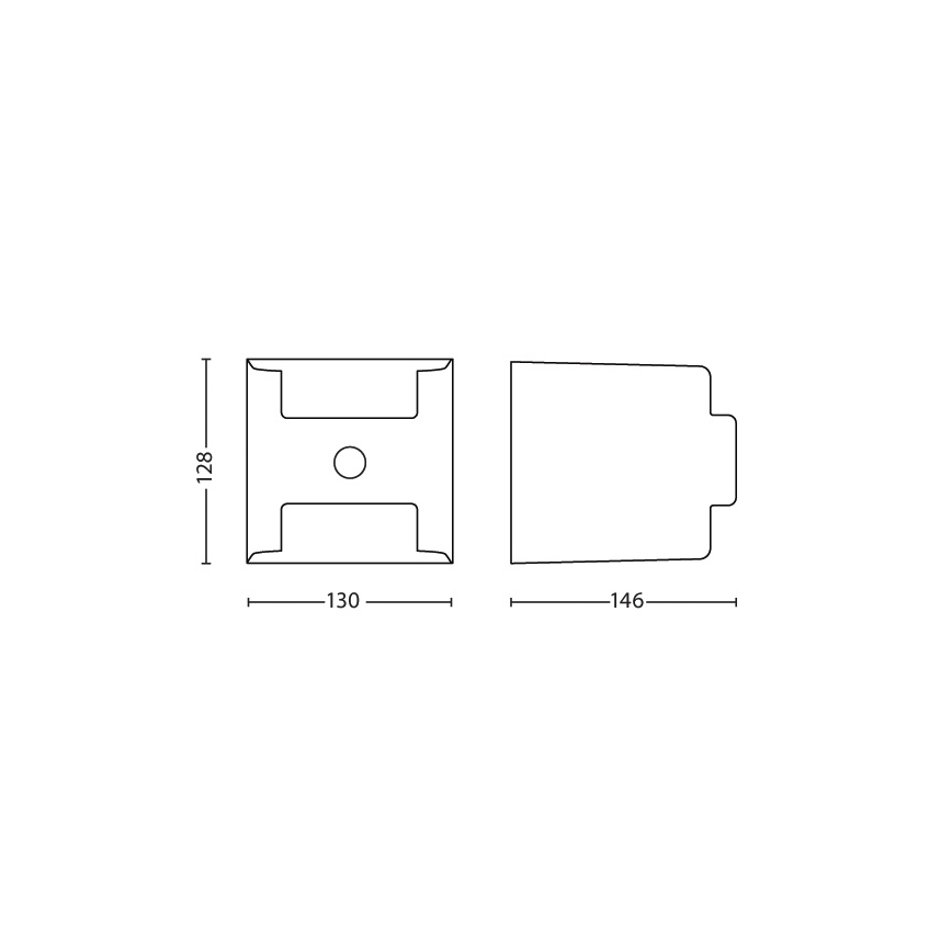 Philips - Zunanja senzorska svetilka 2xLED/4,5W/230V IP44