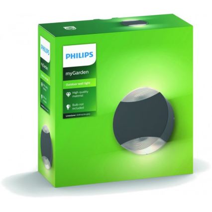 Philips - Zunanja stenska svetilka 2xGU10/5W