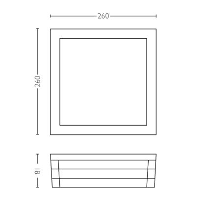 Philips - Zunanja svetilka 2xE27/14W IP44