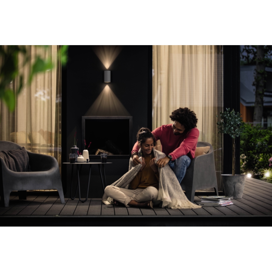 Philips - LED Zunanja stenska svetilka 2xLED/4,5W IP44