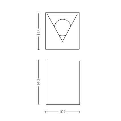 Philips - LED Zunanja stenska svetilka 2xLED/4,5W IP44