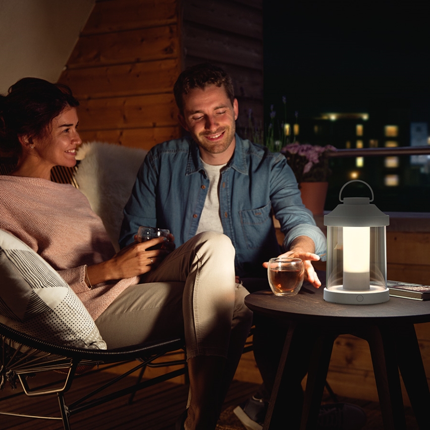 Philips 17360/31/P0 - LED Zatemnitvena prenosna vrtna svetilka ABELIA LED/3W IP44