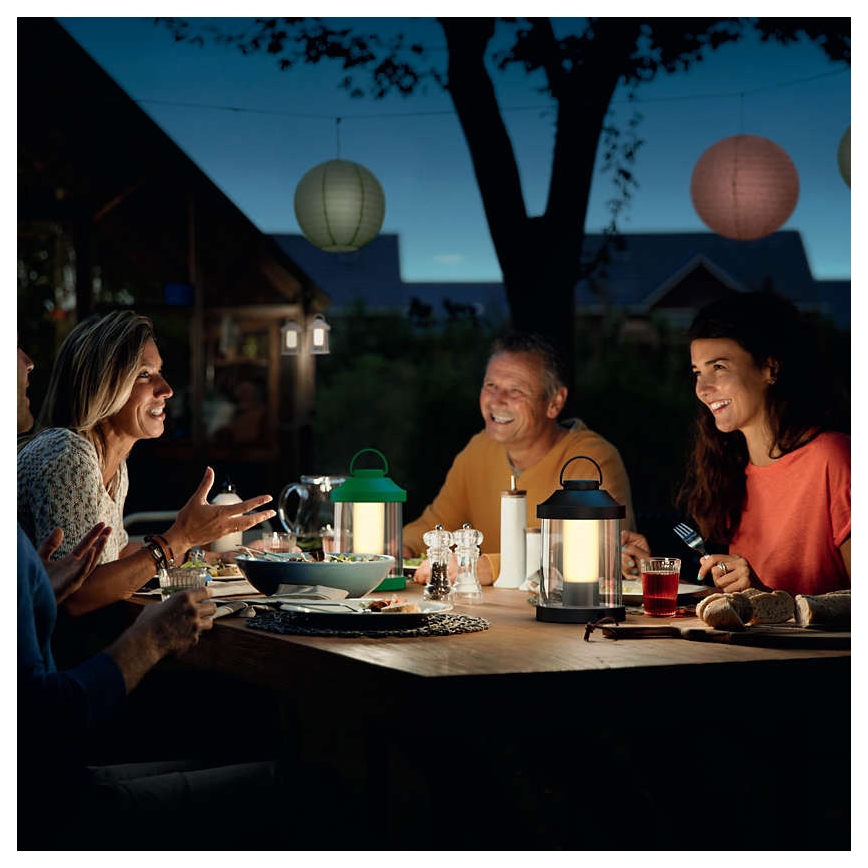 Philips 17360/33/P0 - LED Zatemnitvena prenosna vrtna svetilka ABELIA LED/3W/5V