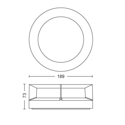 Philips - LED Zunanja svetilka LED/12W/230V IP44