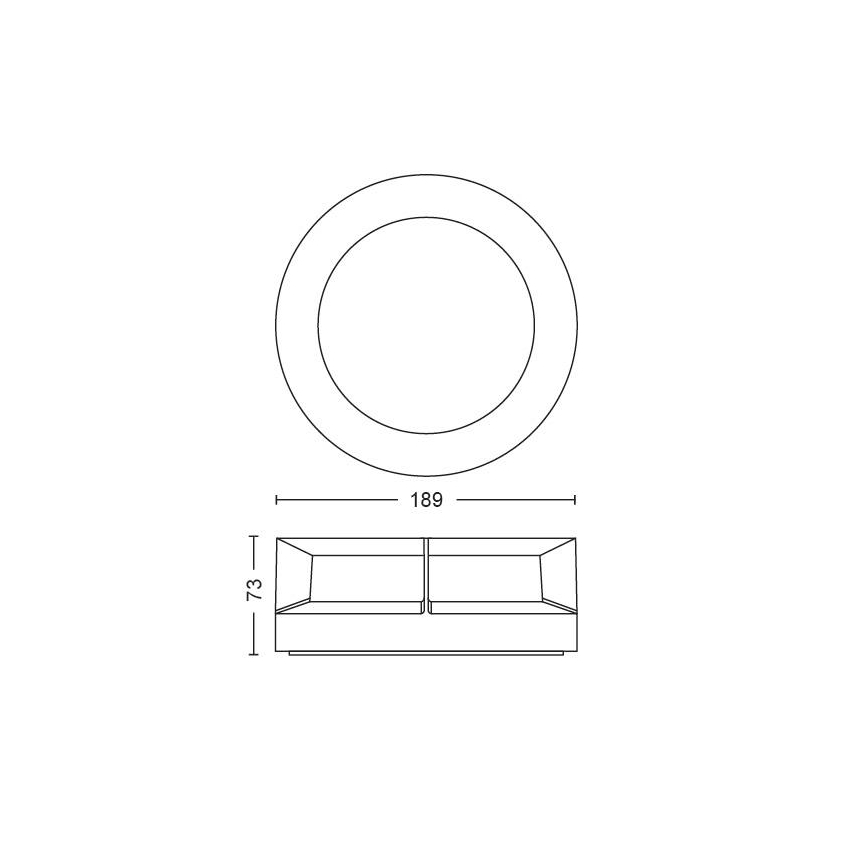 Philips - LED Zunanja svetilka LED/12W/230V IP44