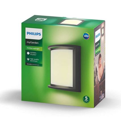 Philips - LED Zunanja stenska svetilka LED/12W IP44