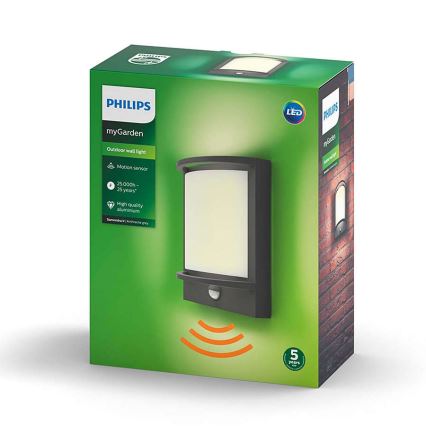 Philips - LED Zunanja stenska svetilka LED/12W IP44