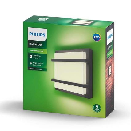 Philips - LED Zunanja stenska svetilka  LED/12W IP44