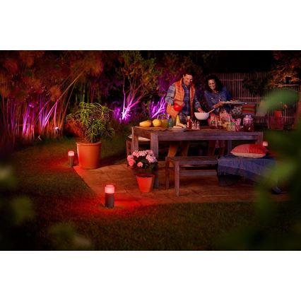 Philips - SET 3x LED Reflektor Hue LILY 3xLED/8W/230V IP65