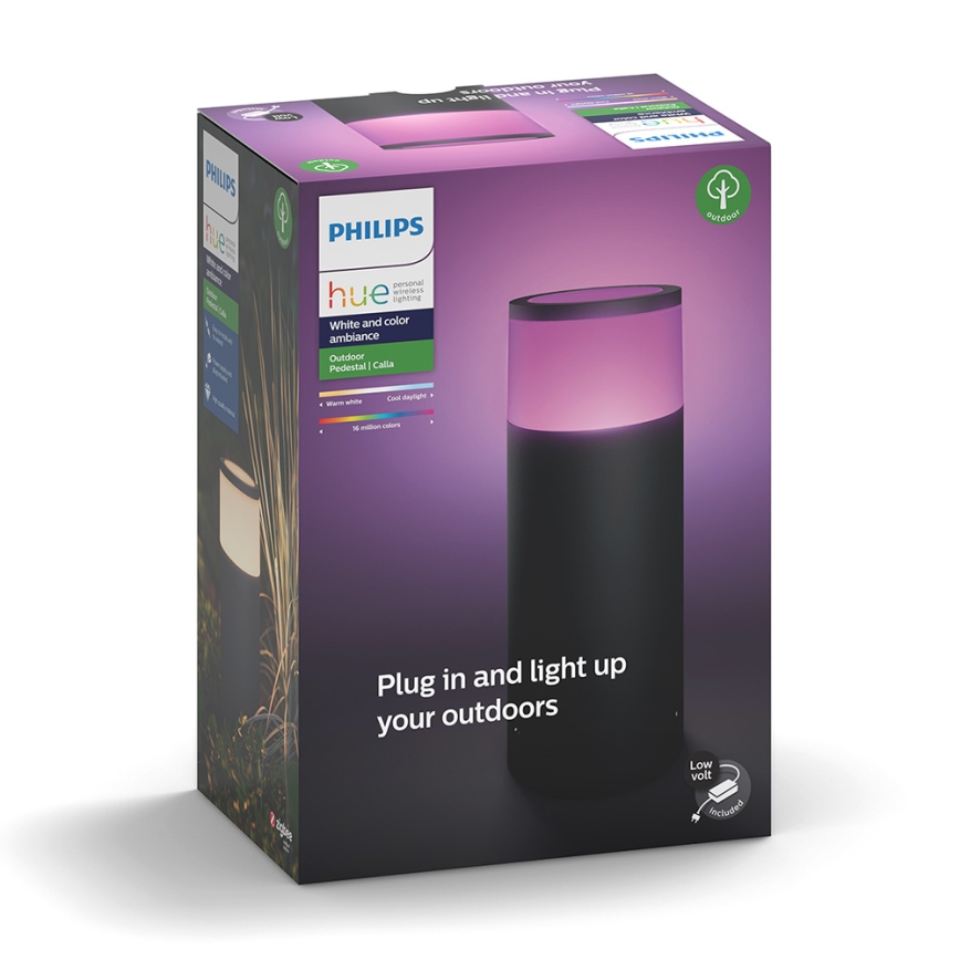 Philips 17423/30/P7 - LED RGB Zunanja svetilka HUE CALLA LED-RGB/8W/230V IP65