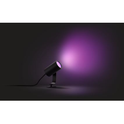 Philips 17428/30/P7 - LED RGB Zunanji reflektor HUE LILY LED/8W/230V IP65