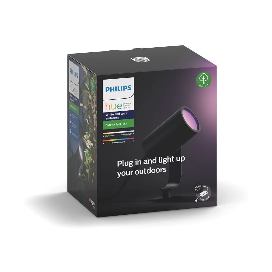 Philips - LED Zunanji reflektor Hue LILY LED/8W/230V IP65