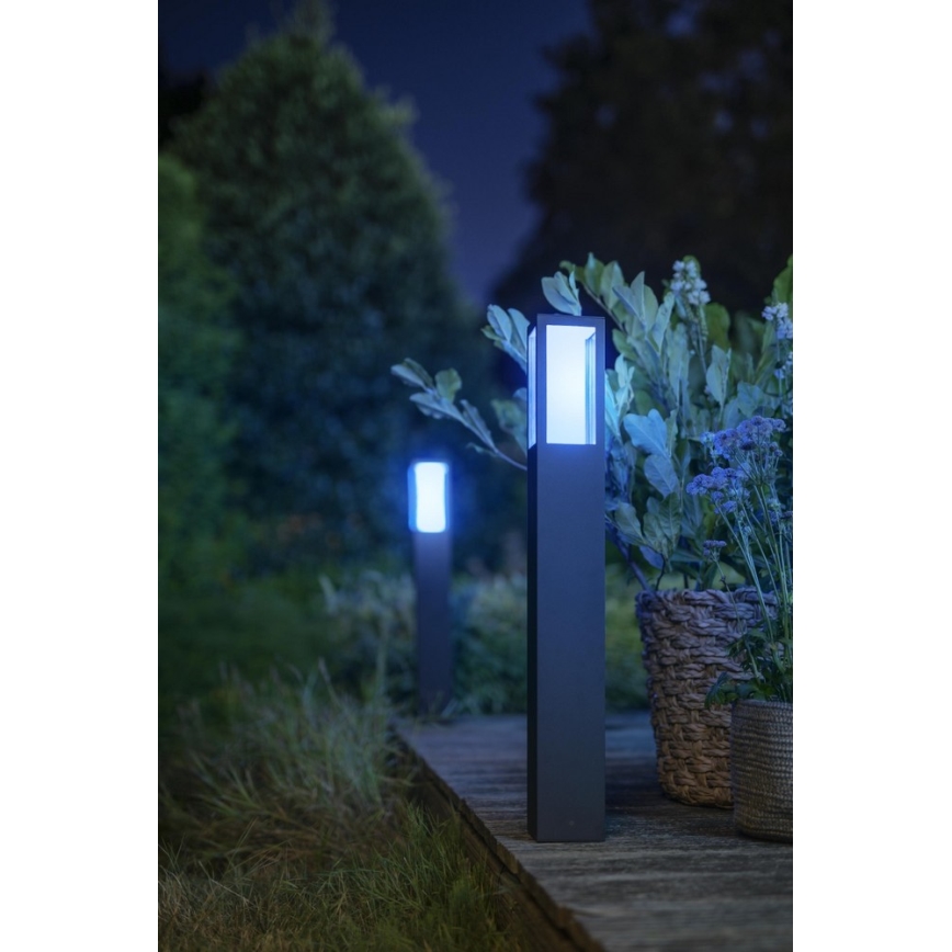 Philips 17432/30/P7 - LED RGB Zunanja svetilka HUE IMPRESS 2xLED/8W/230V IP44