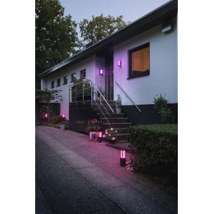 Philips 17432/30/P7 - LED RGB Zunanja svetilka HUE IMPRESS 2xLED/8W/230V IP44