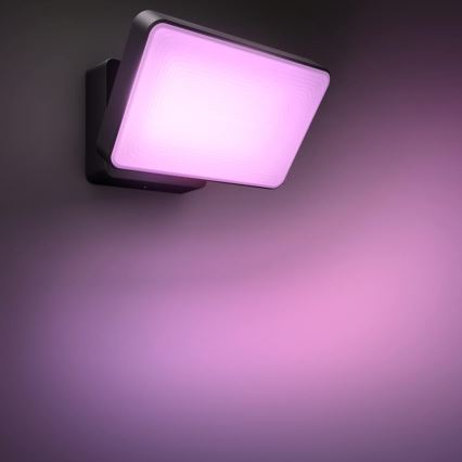 Philips - LED RGBW Zatemnitven zunanji reflektor Hue DISCOVER 2xLED/15W/230V 2000-6500K IP44