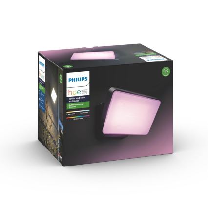 Philips - LED RGBW Zatemnitven zunanji reflektor Hue DISCOVER 2xLED/15W/230V 2000-6500K IP44